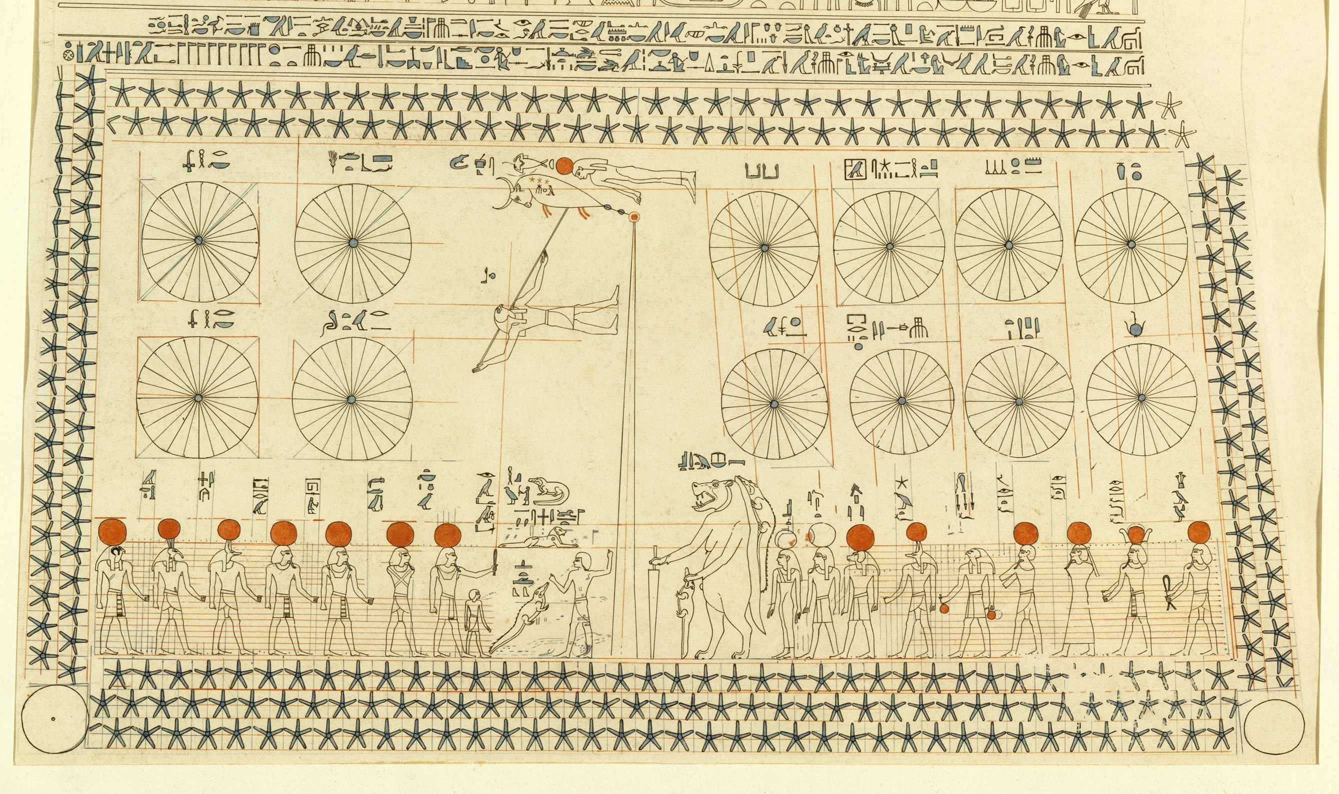 Astronomical ceiling from the tomb of Senenmut, TT353
